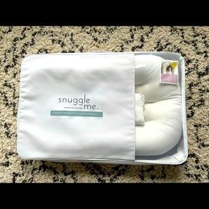 Snuggleme lounger natural. Used condition, comes with two covers.